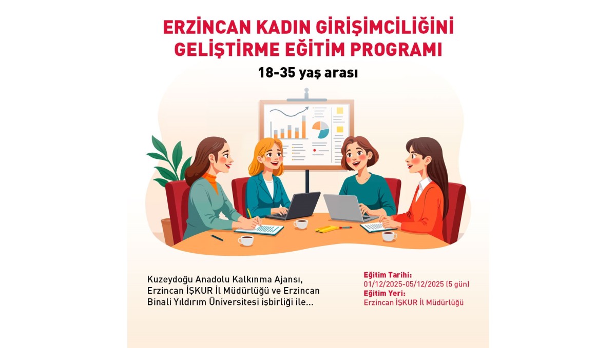 KUDAKA'dan genç kadınlara girişimcilik eğitimi desteği