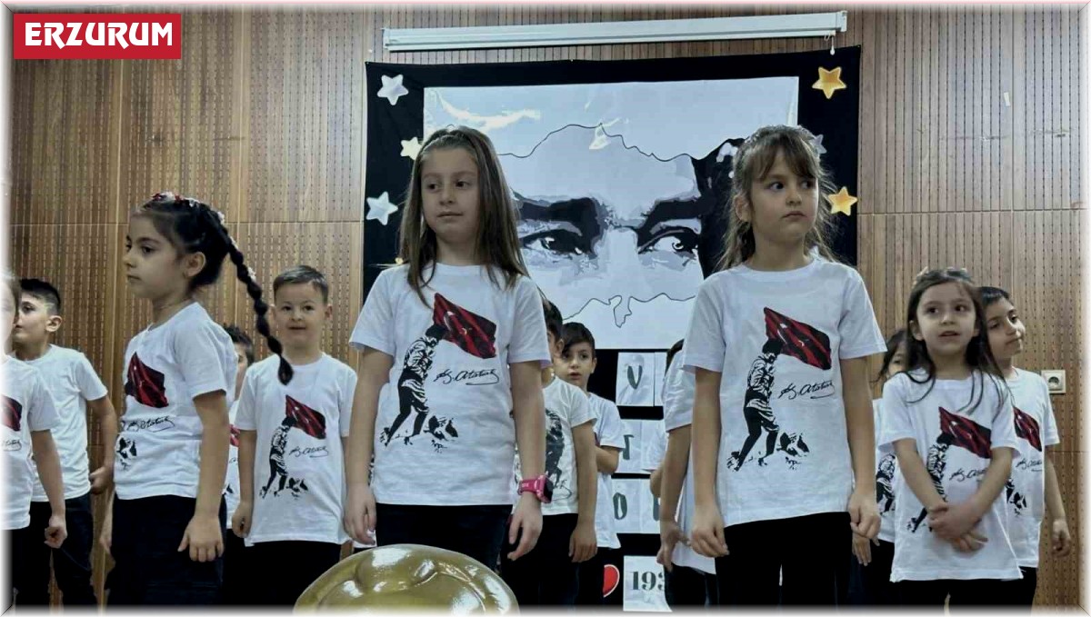 Kültür Kurumu İlkokulu öğrencileri Atatürk'ü andı