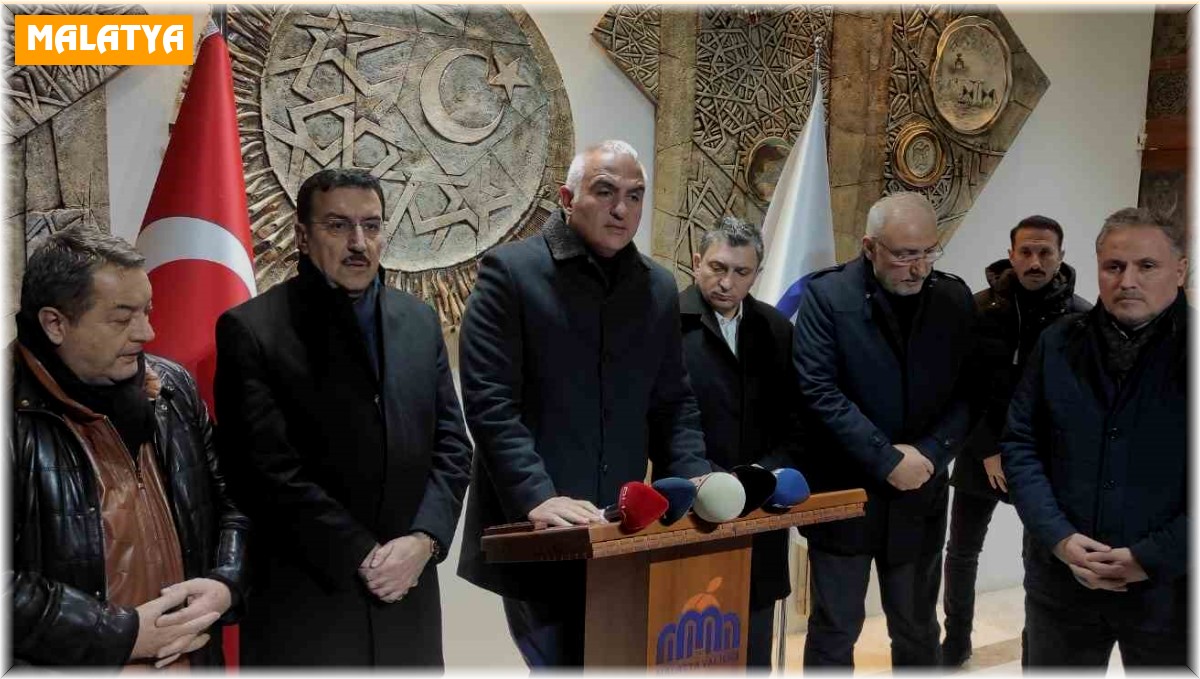 Kültür ve Turizm Bakanı Ersoy: Malatya'da 88 vatandaş hayatını kaybetti