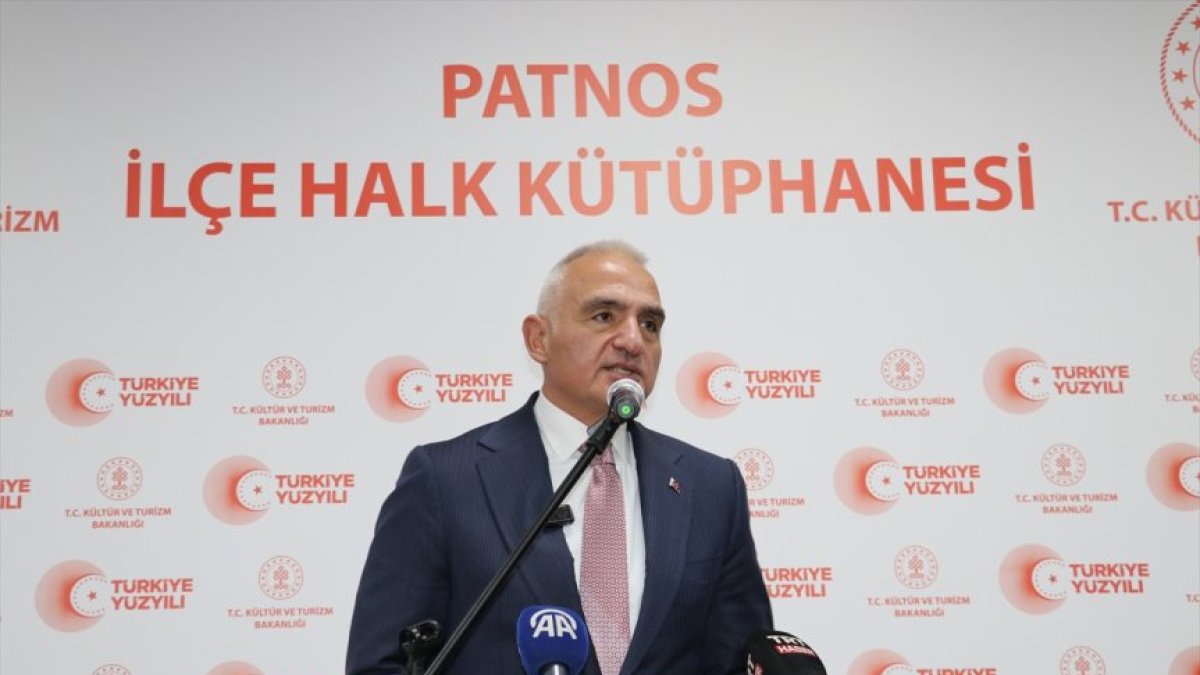 Kültür ve Turizm Bakanı Ersoy, Patnos İlçe Halk Kütüphanesi Açılışı'nda konuştu: