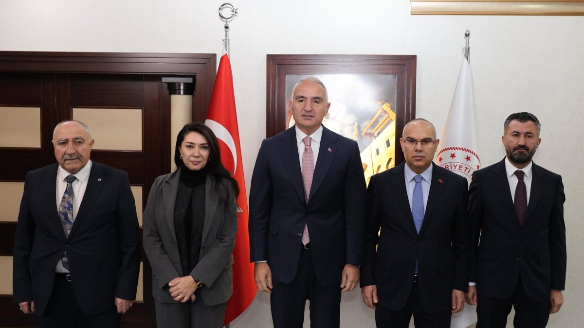 Kültür ve Turizm Bakanı Mehmet Nuri Ersoy'dan Ağrı Valiliğine Ziyaret