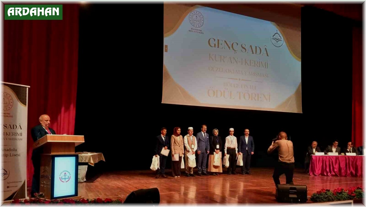 Kur'an-ı Kerimi güzel okuma yarışmasında Ardahan'ı temsil etti