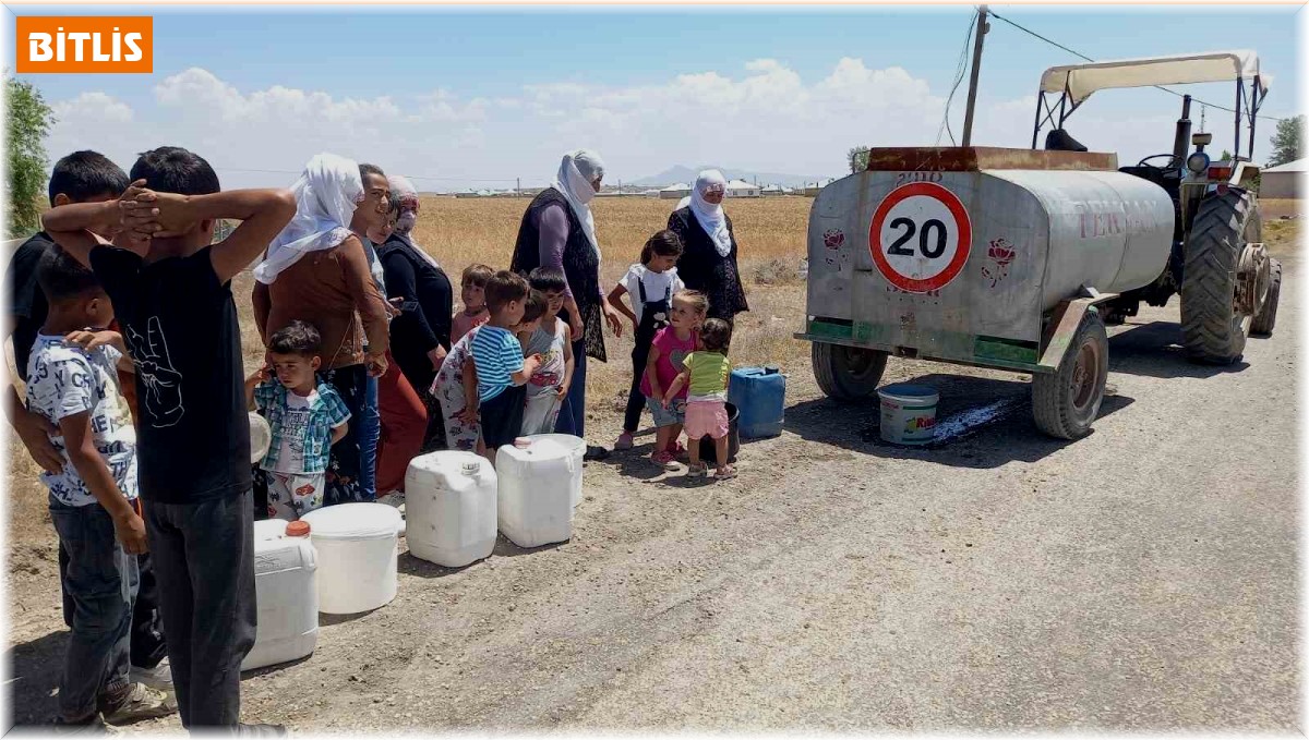 Kuraklık içme suyunu vurdu: 700 hanelik köy susuz kaldı