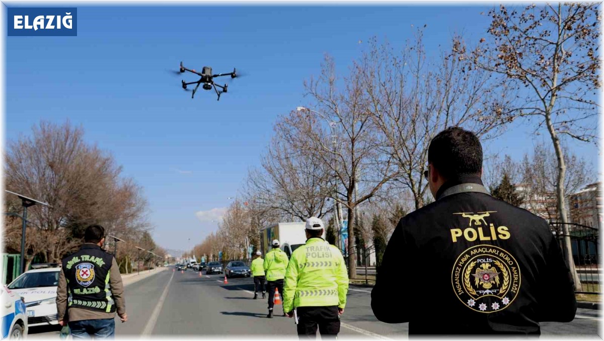 Kurallara uymayan sürücülere havadan ceza yağdı