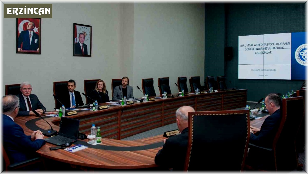 Kurumsal Akreditasyon Programı değerlendirme toplantısı yapıldı