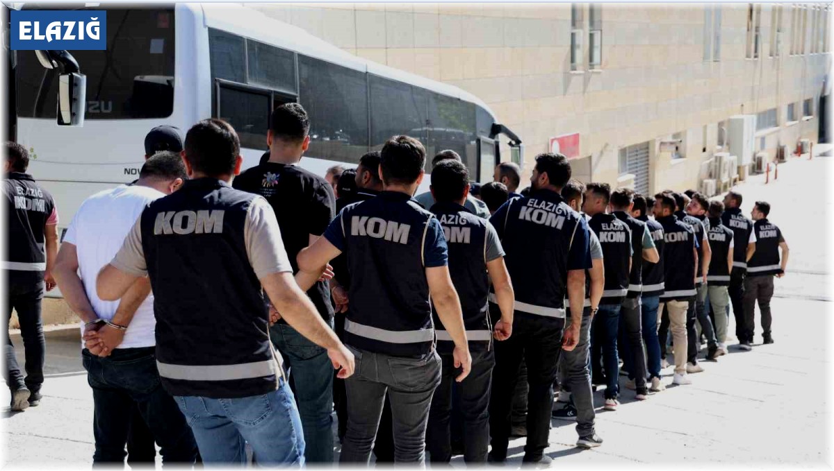 "Kuyu-16" operasyonunda yakalanan şüpheliler adliyeye sevk edildi