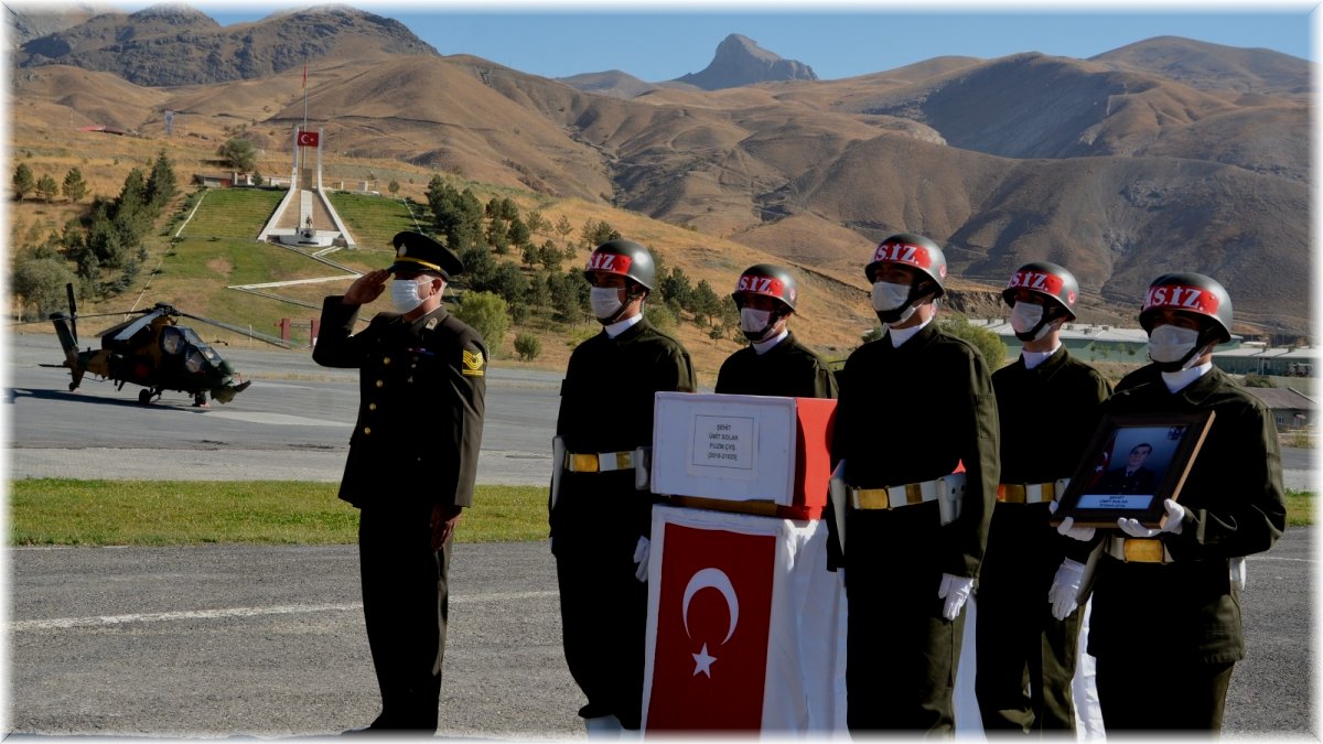 Kuzey Irak şehidi memleketine uğurlandı