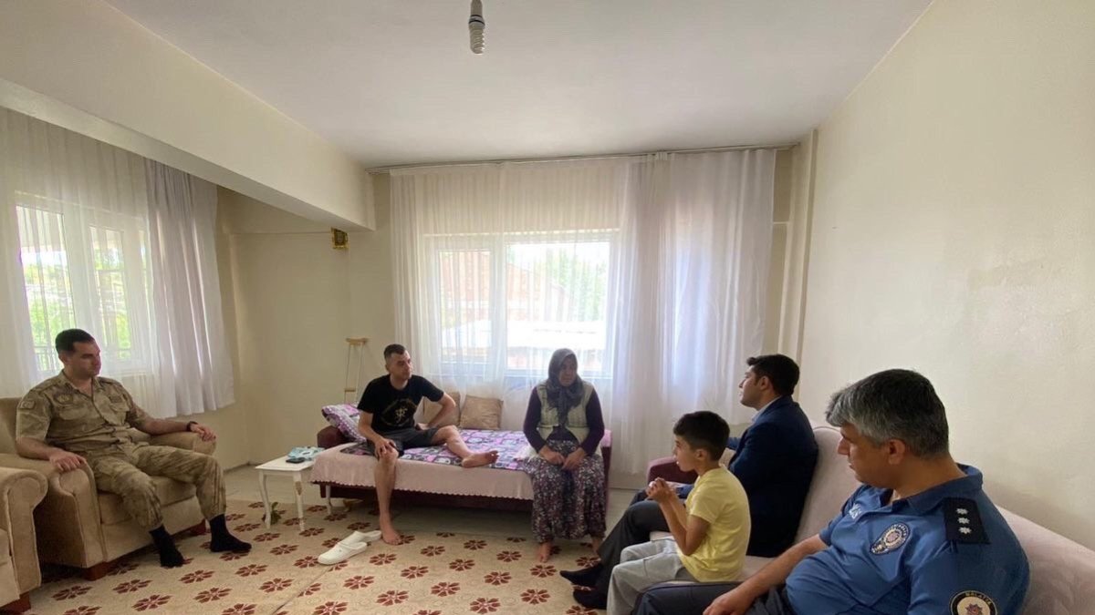 Kuzey Irak'ta yaralanan asker unutulmadı