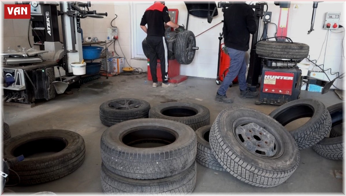 Lastikçilerde bahar yoğunluğu