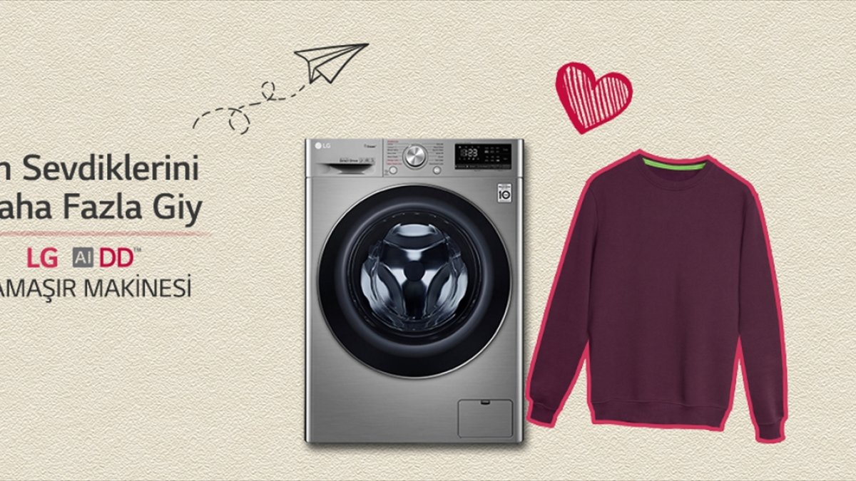 LG'den buharlı çamaşır makinesi kazanma fırsatı