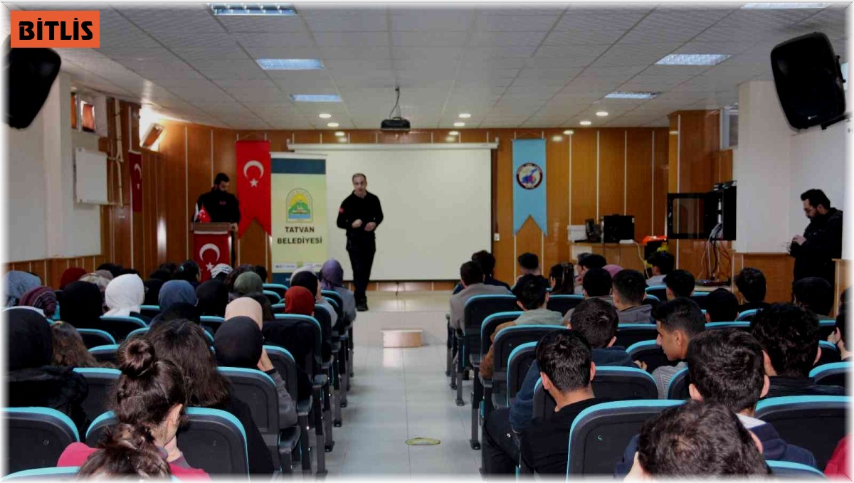 Lise öğrencilerine 'Afet ve Farkındalık' eğitimi