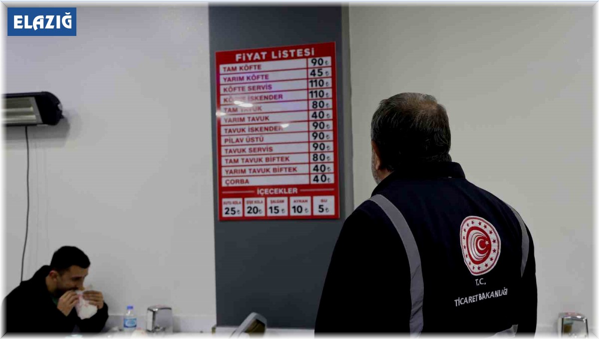 Lokantalarda fiyat oyunlarına son: Denetimler devam ediyor