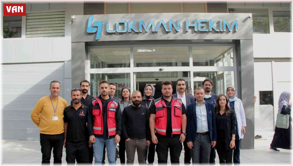 Lokman Hekim Van Hastanesinde yangın tatbikatı