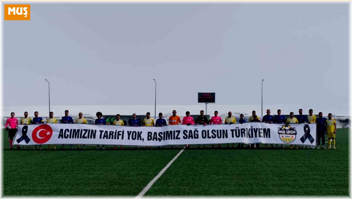 Maçın geliri depremzedelere bağışlandı