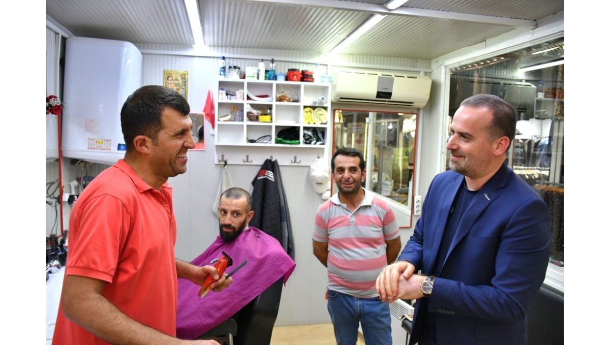 MAGİNDER Başkanı Karademir Kanalboyu esnafı ile bir araya geldi