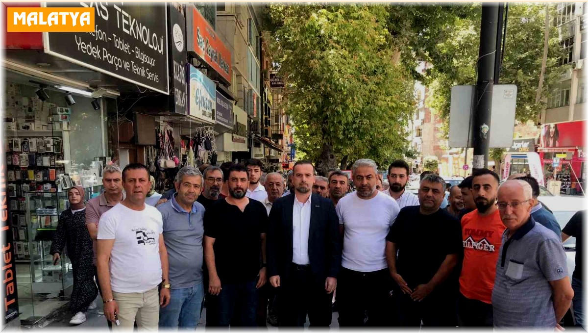 MAGİNDER Yönetim Kurulu Başkanı Karademir, Kışla Caddesi esnafını ziyaret etti