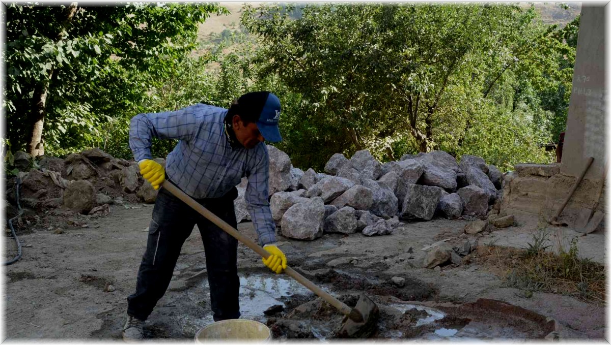 Mahalle sakinlerinden belediyeye destek