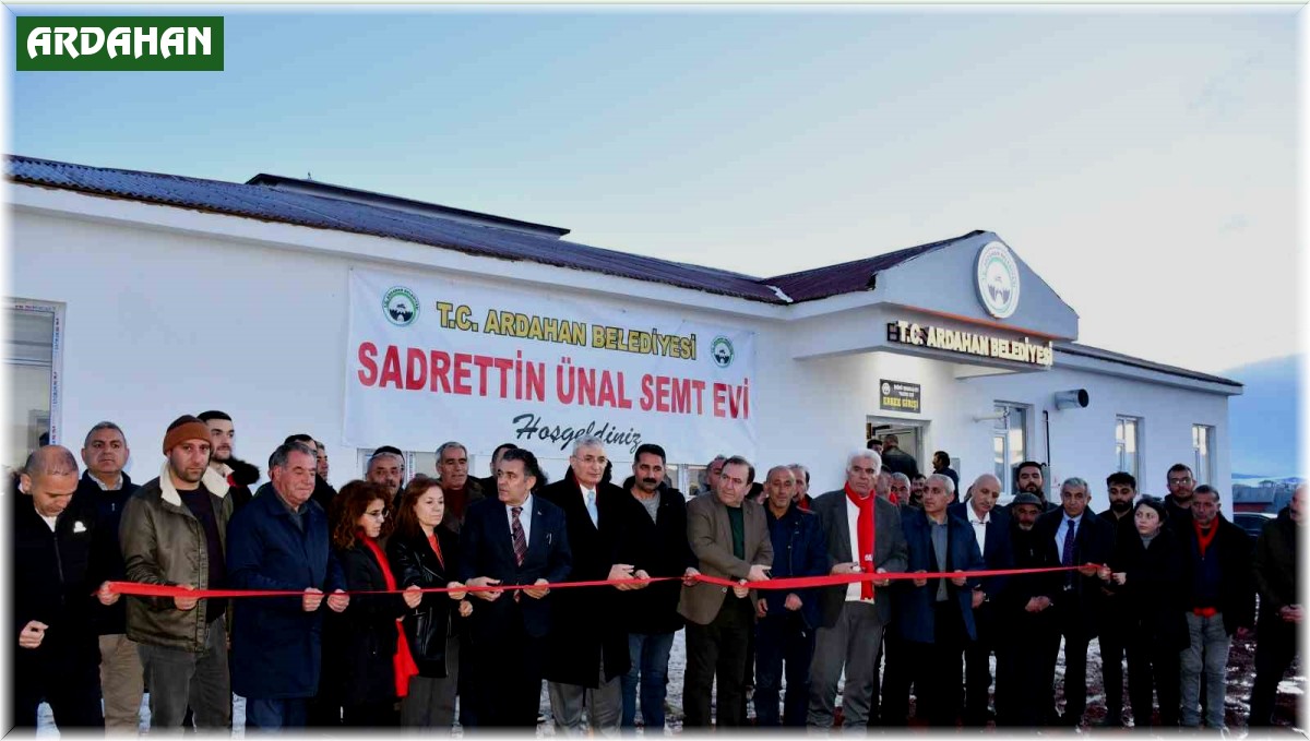 Mahalleli taziye evine kavuştu