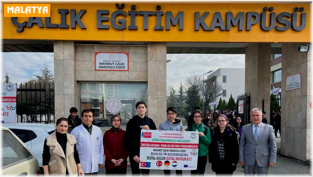 Mahmut Çalık Anadolu Lisesi, Erasmus projesi kapsamında Avrupa'ya gidiyor