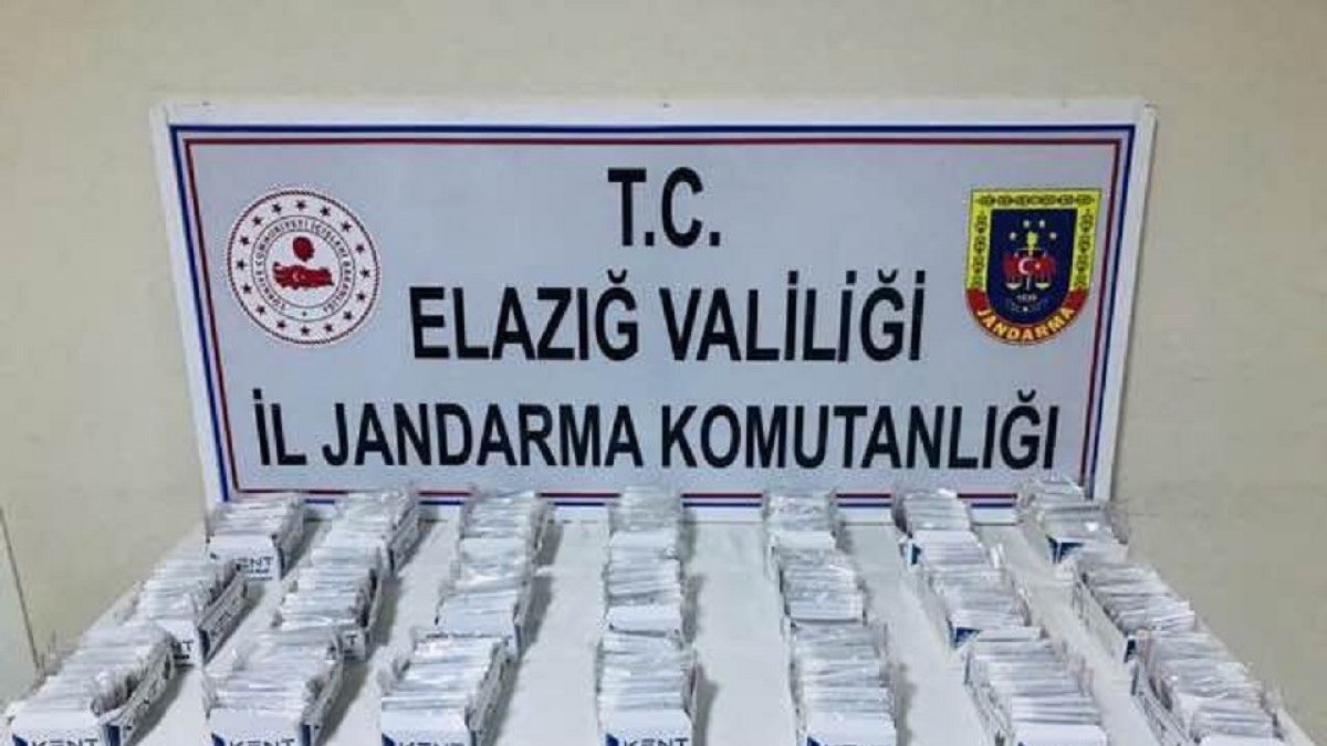 Makarona sarılı kaçak tütün getiren şahıs yakalandı