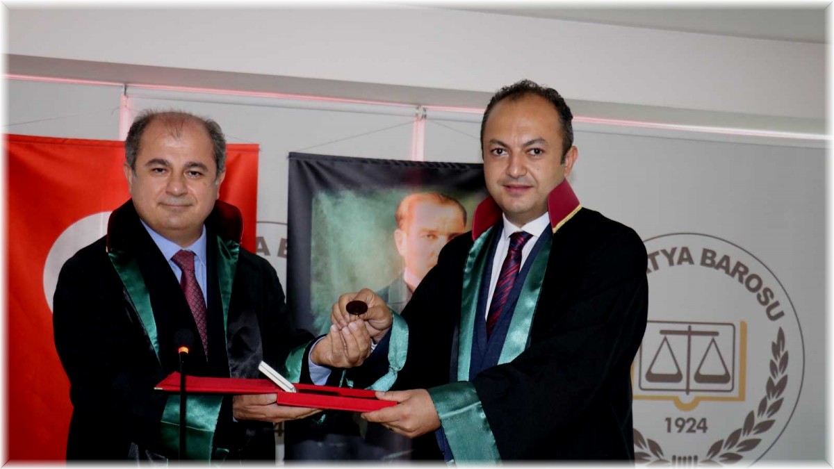 Malatya barosunda devir teslim töreni yapıldı