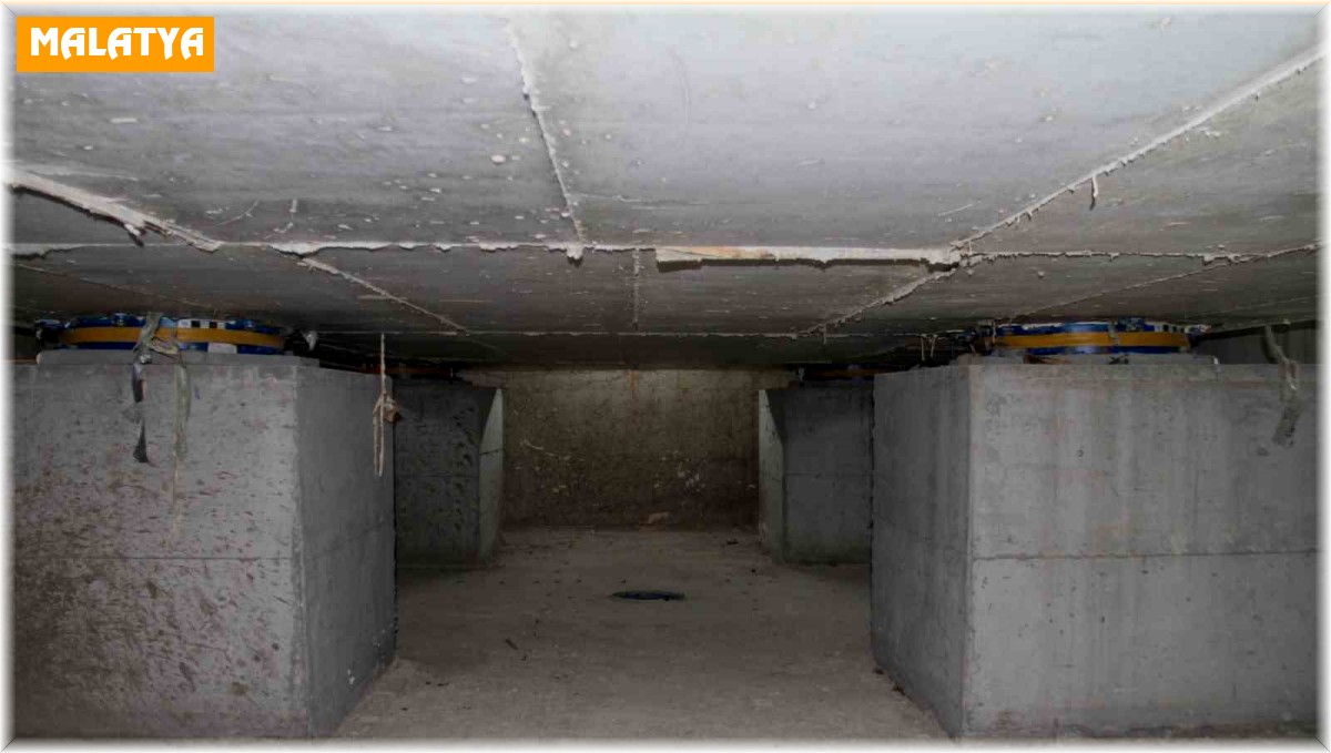 Malatya Battalgazi Devlet Hastanesi sismik izolatörler, depremi yarı yarıya hissettirdi