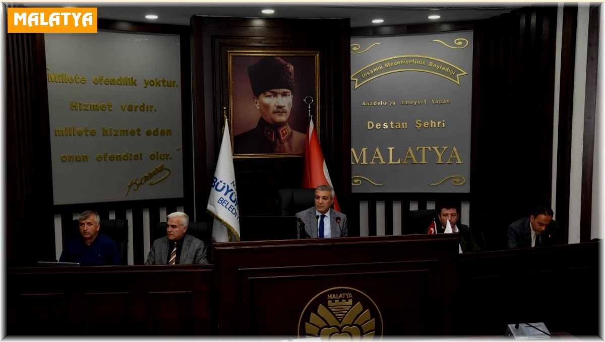 Malatya Büyükşehir Belediye Meclis toplantılarına devam edildi
