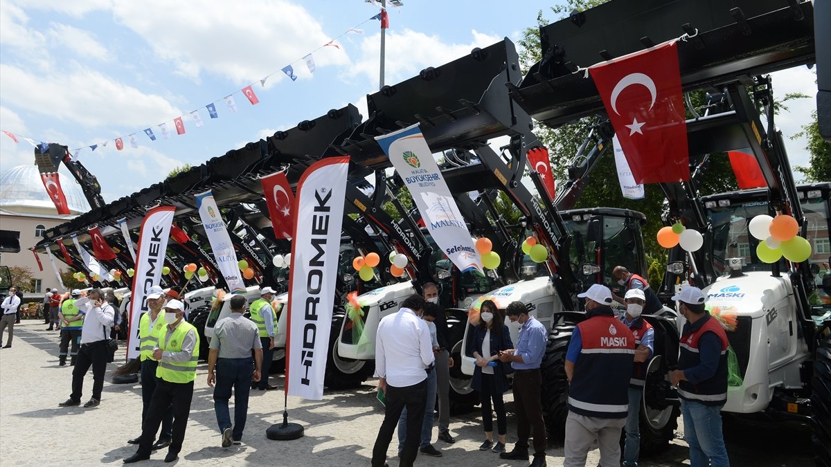 Malatya Büyükşehir Belediyesi araç tanıtım töreni