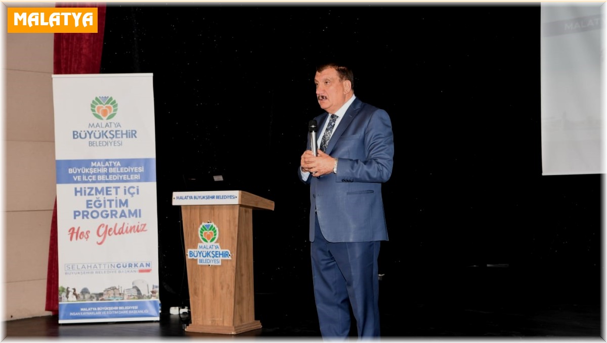 Malatya Büyükşehir Belediyesi'nde hizmet içi eğitim