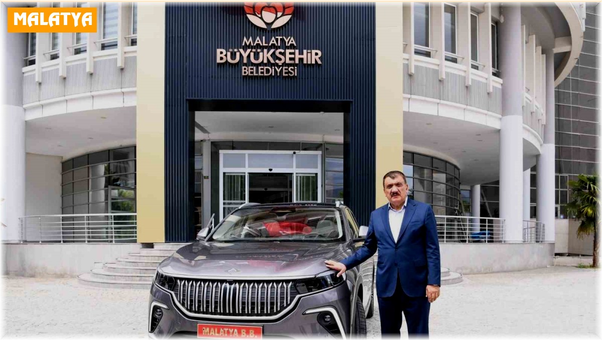 Malatya Büyükşehir Belediyesi'nin makam aracı TOGG teslim alındı