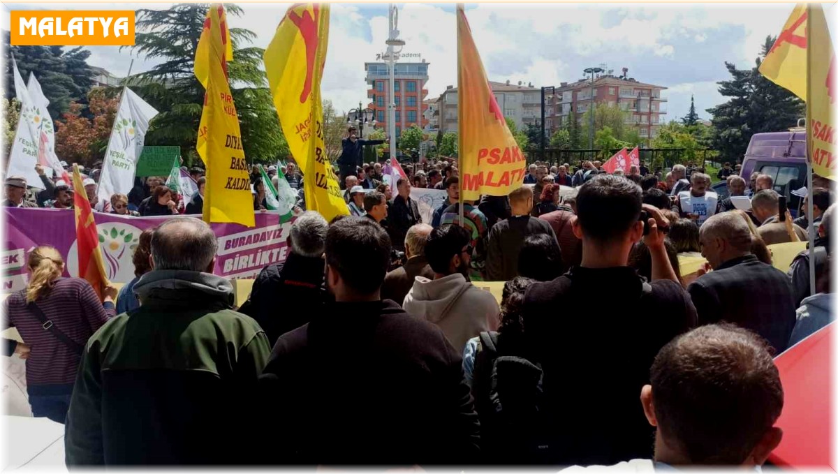 Malatya'da 1 Mayıs Emek ve Dayanışma Günü kutlaması