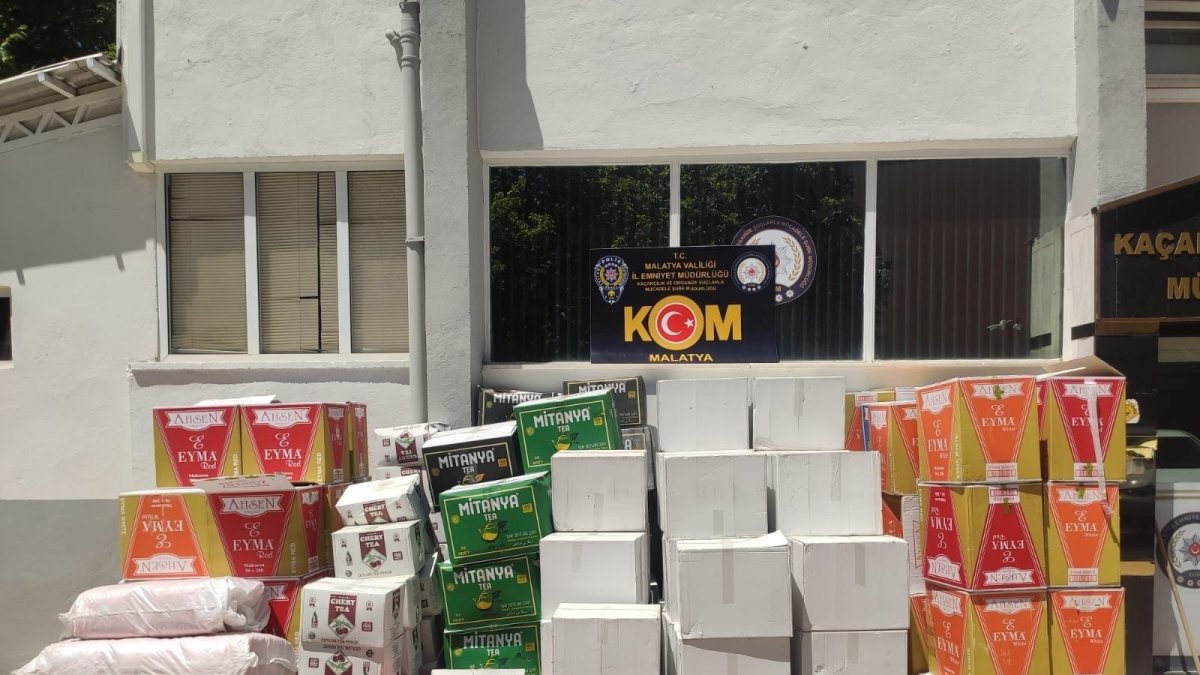 Malatya'da 1 milyon 244 bin makaron ele geçirildi