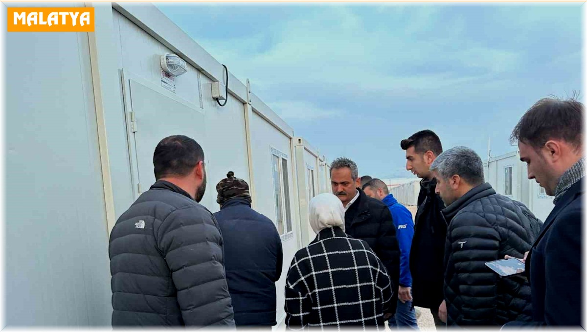 Malatya'da 10 bin 500 kişilik konteyner kent kuruluyor