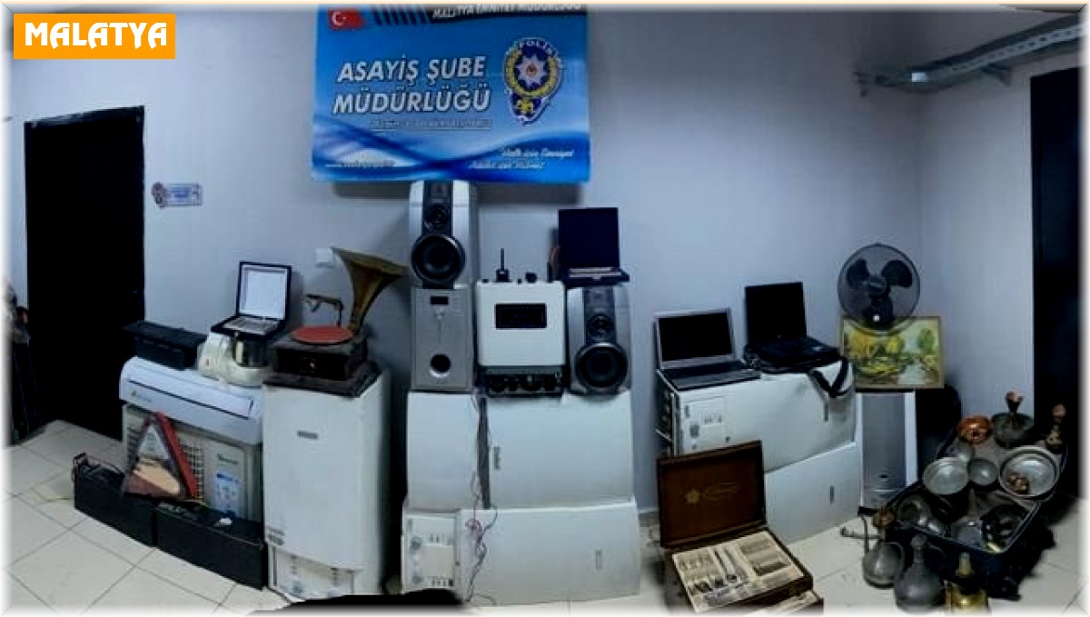 Malatya'da 12 hırsızlık zanlısı gözaltına alındı