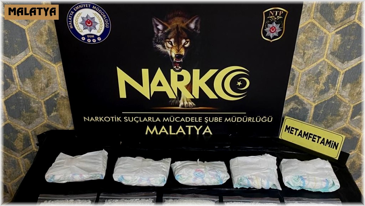 Malatya'da 12 kilogram uyuşturucu ele geçirildi