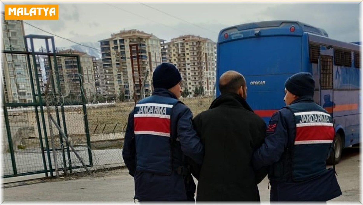 Malatya'da 15 yıl 7 ay hapis cezası bulunan şahıs yakalandı