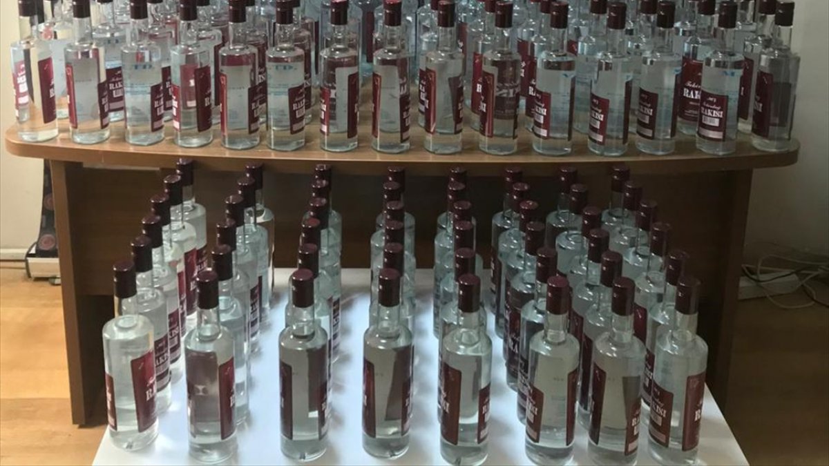 Malatya'da 179 şişe kaçak içki ele geçirildi