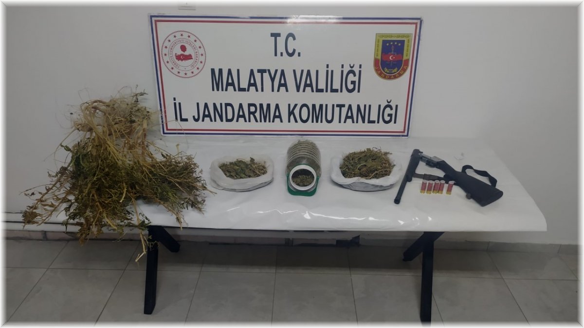 Malatya'da 2 kilo kubar esrar ele geçirildi