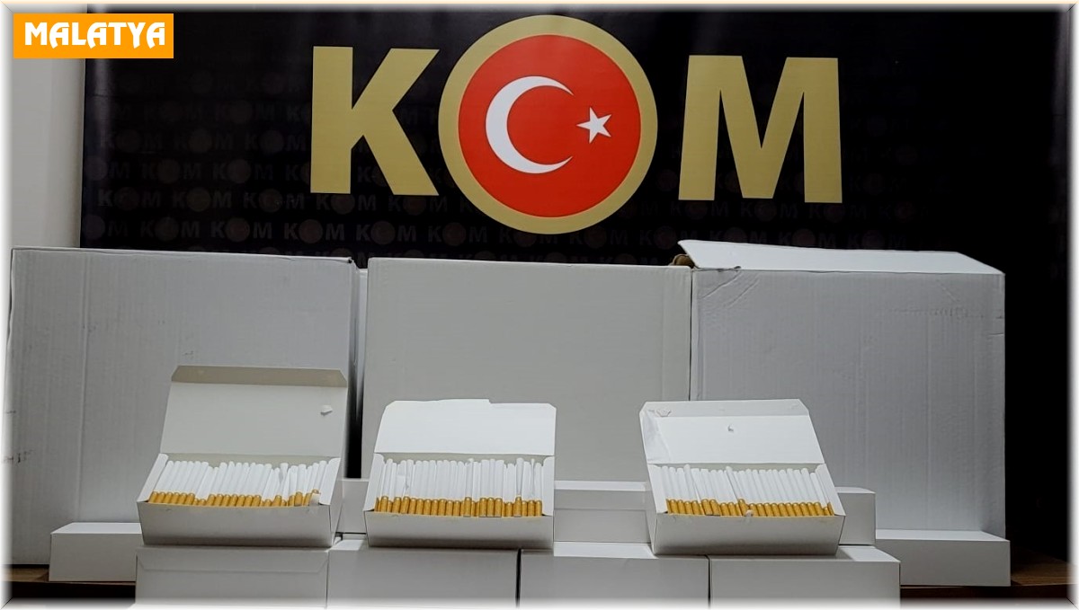 Malatya'da 210 bin kaçak makaron ele geçirildi