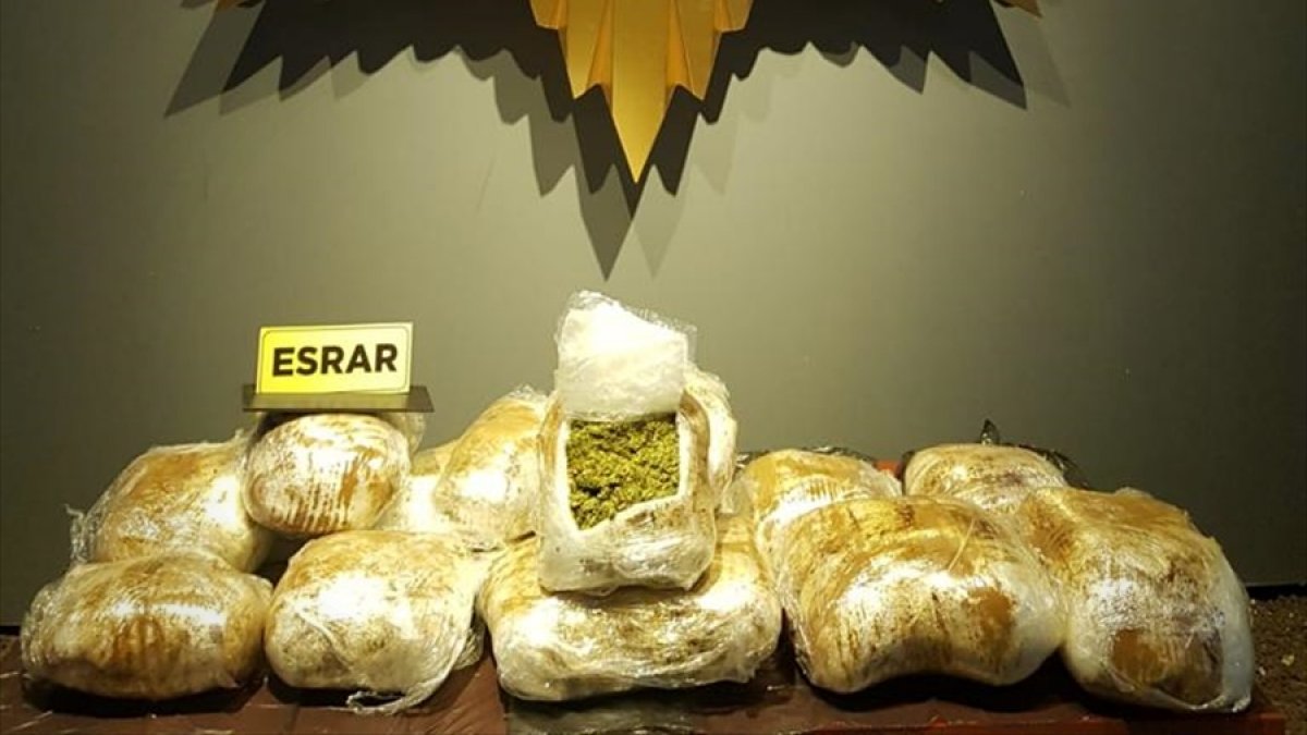 Malatya'da 22 kilo 500 gram esrar ele geçirildi