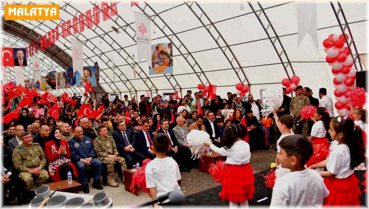 Malatya'da 23 Nisan Ulusal Egemenlik ve Çocuk Bayramı kutlandı