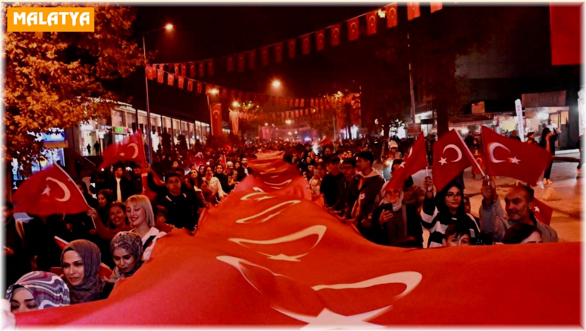Malatya'da 29 Ekim coşkusu