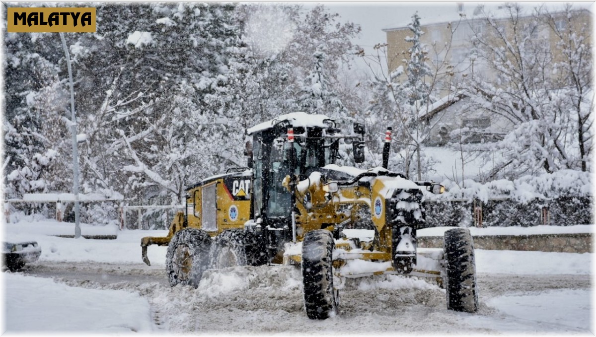 Malatya'da 457 kırsal mahalle yolu araç trafiğine kapalı