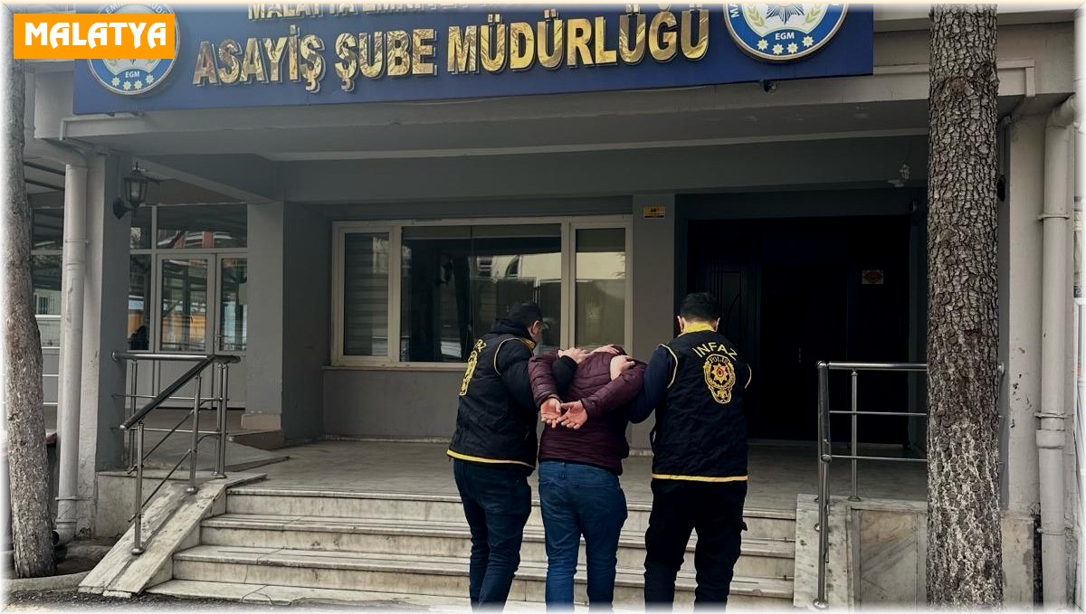 Malatya'da, 46 yıl hapis cezası bulanan hükümlü yakalandı