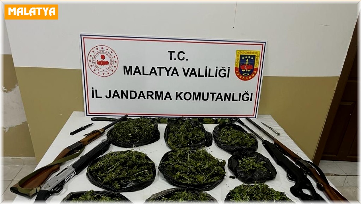 Malatya'da 5 kilo 600 gram kubar esrar ele geçirildi