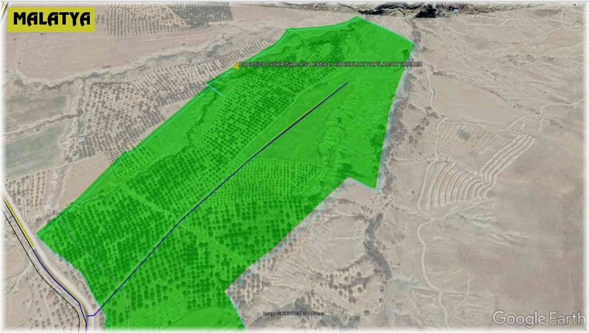 Malatya'da 5 su kanalına korkuluk yapılacak