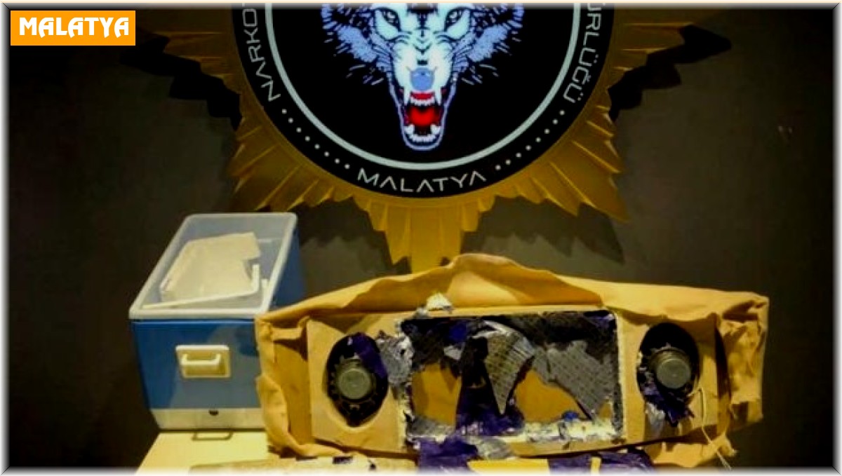 Malatya'da 6 kilo 250 gram skunk ele geçirildi