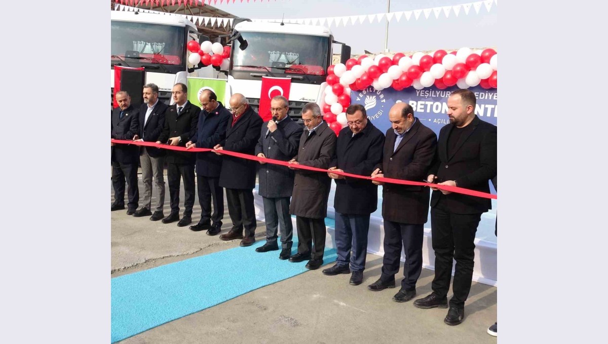 Malatya'da 70 milyon TL'lik beton santrali hizmete açıldı