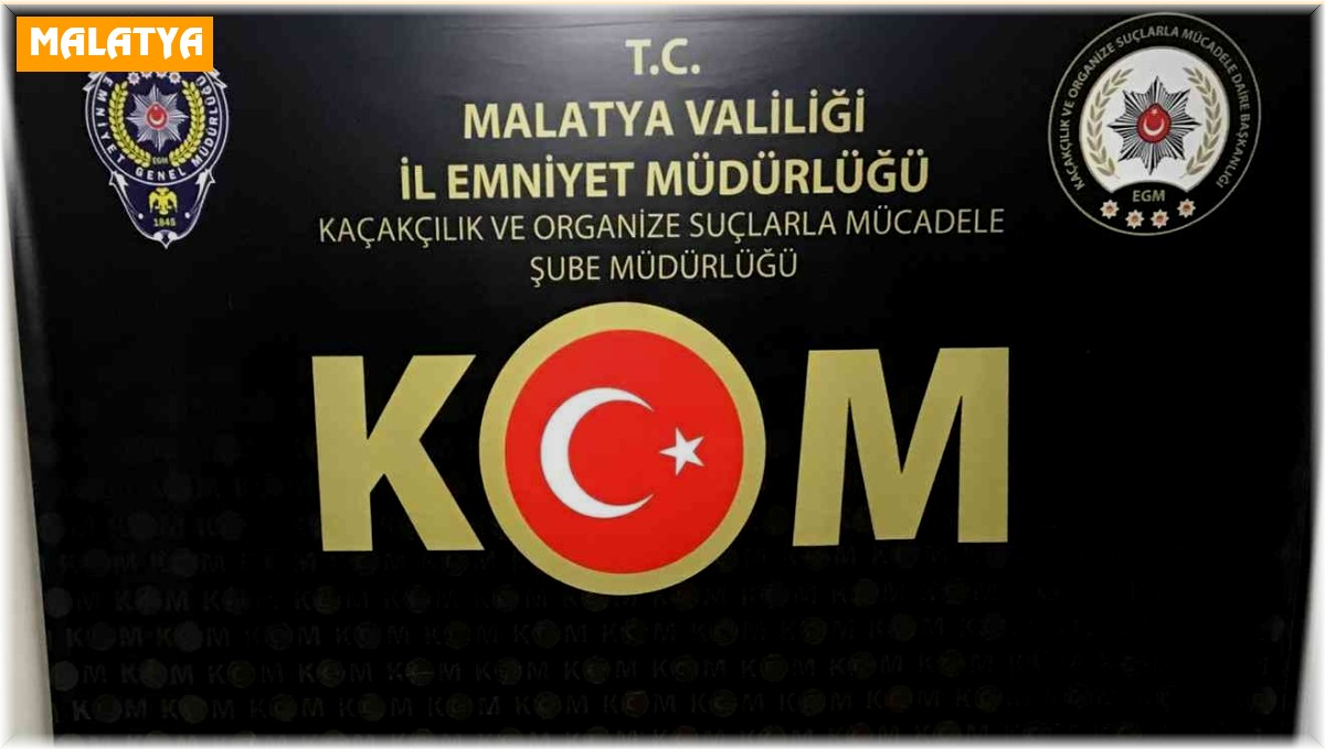 Malatya'da 72 litre sahte alkol ele geçirildi