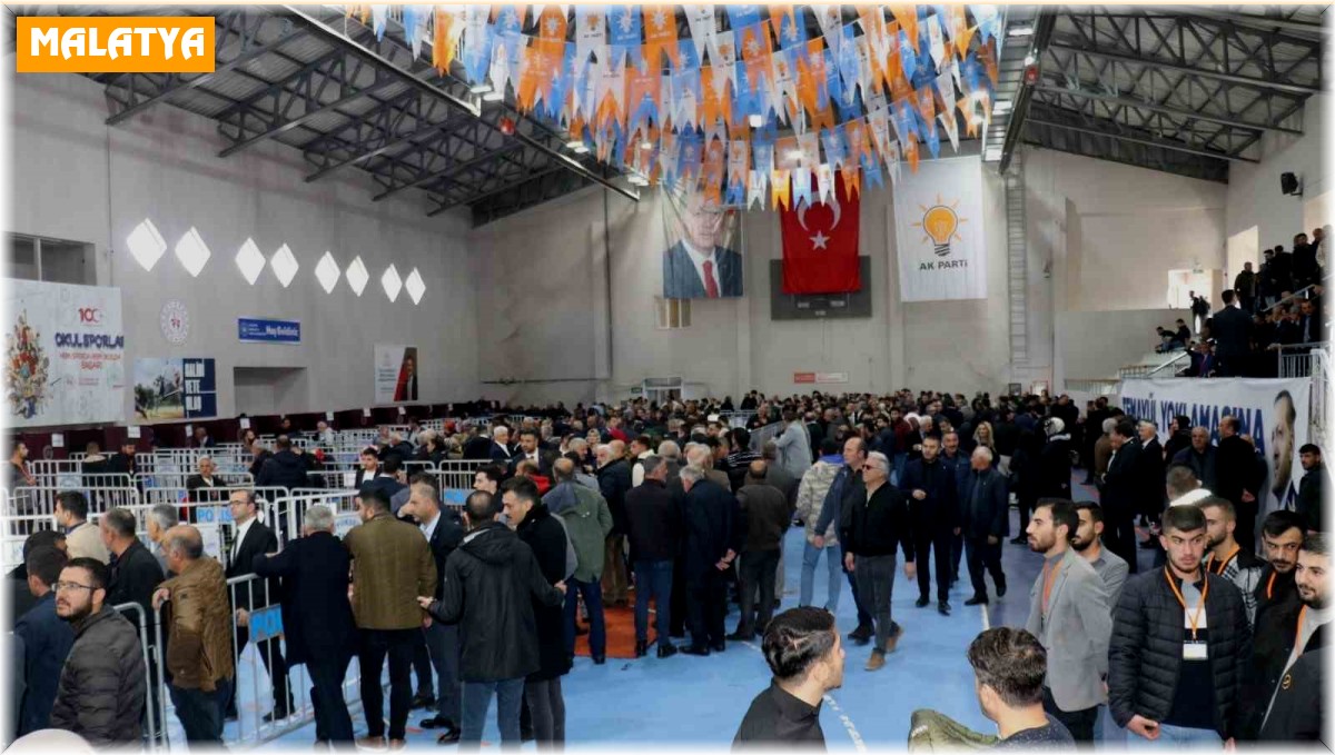 Malatya'da AK Parti aday adaylarında temayül heyecanı